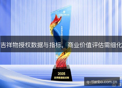 吉祥物授权数据与指标，商业价值评估需细化